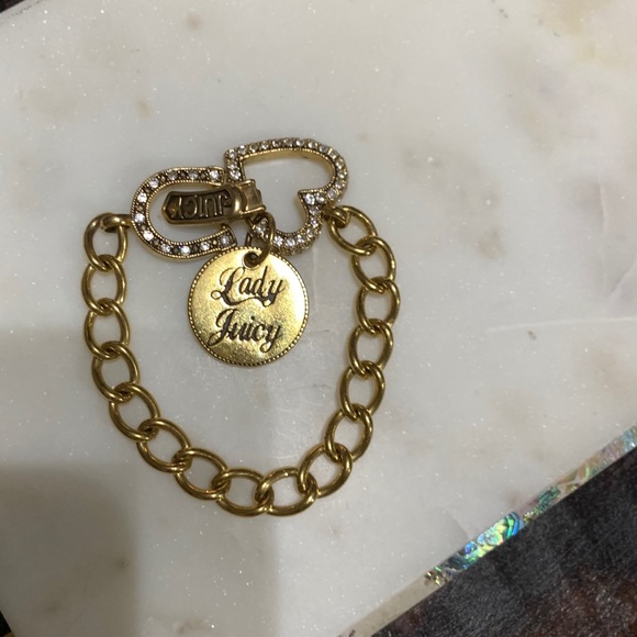 jewelry Juicy Couture gold plated chain link bracelet - Picture 7 of 16